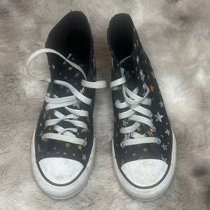 Converse All Stars Starry Black Sneakers